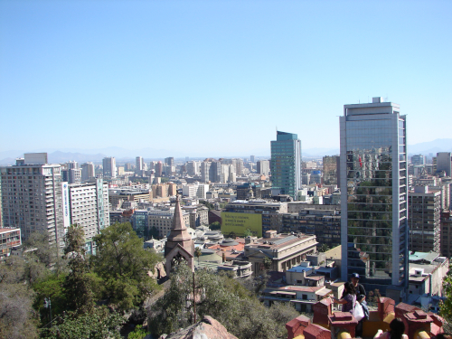 A picture from Santa Lucía in Santiago de Chile.